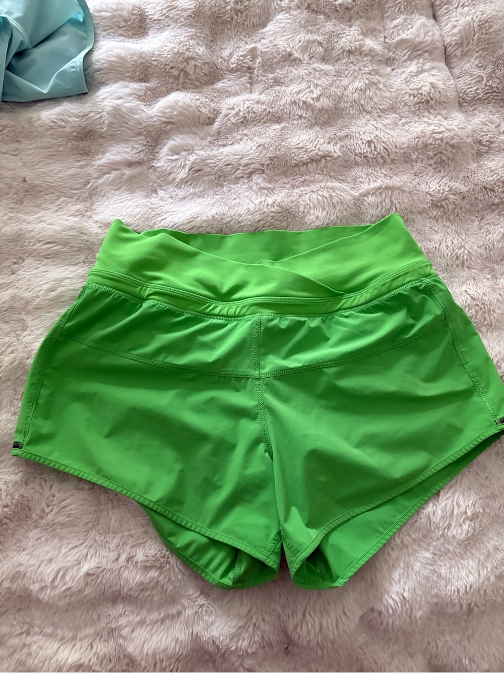 lululemon athletica Women’s Neon Green Athletic Shorts